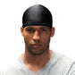Bonnet noir Durag en satin - onestylbeauty