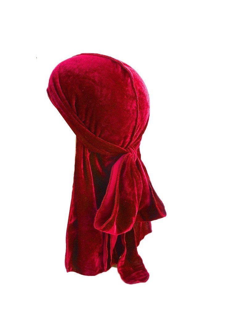 Durag En Velour Bleu/ Nuit/ Rouge/ Vert/Cherry