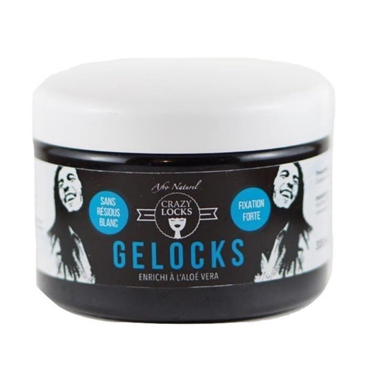 Gel Noir Crazy Locks Crazy Pouss 300ml Afro Naturel - onestylbeauty